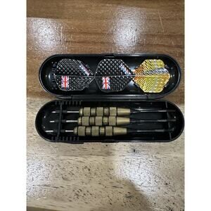 Vintage UNICORN Brass Darts Made in England